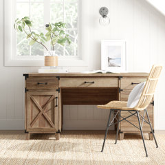 Coastal farmhouse abalone deals desk